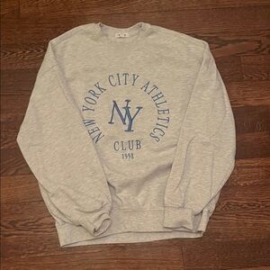 Garage Gray NYC Athletics Club Women Sweater